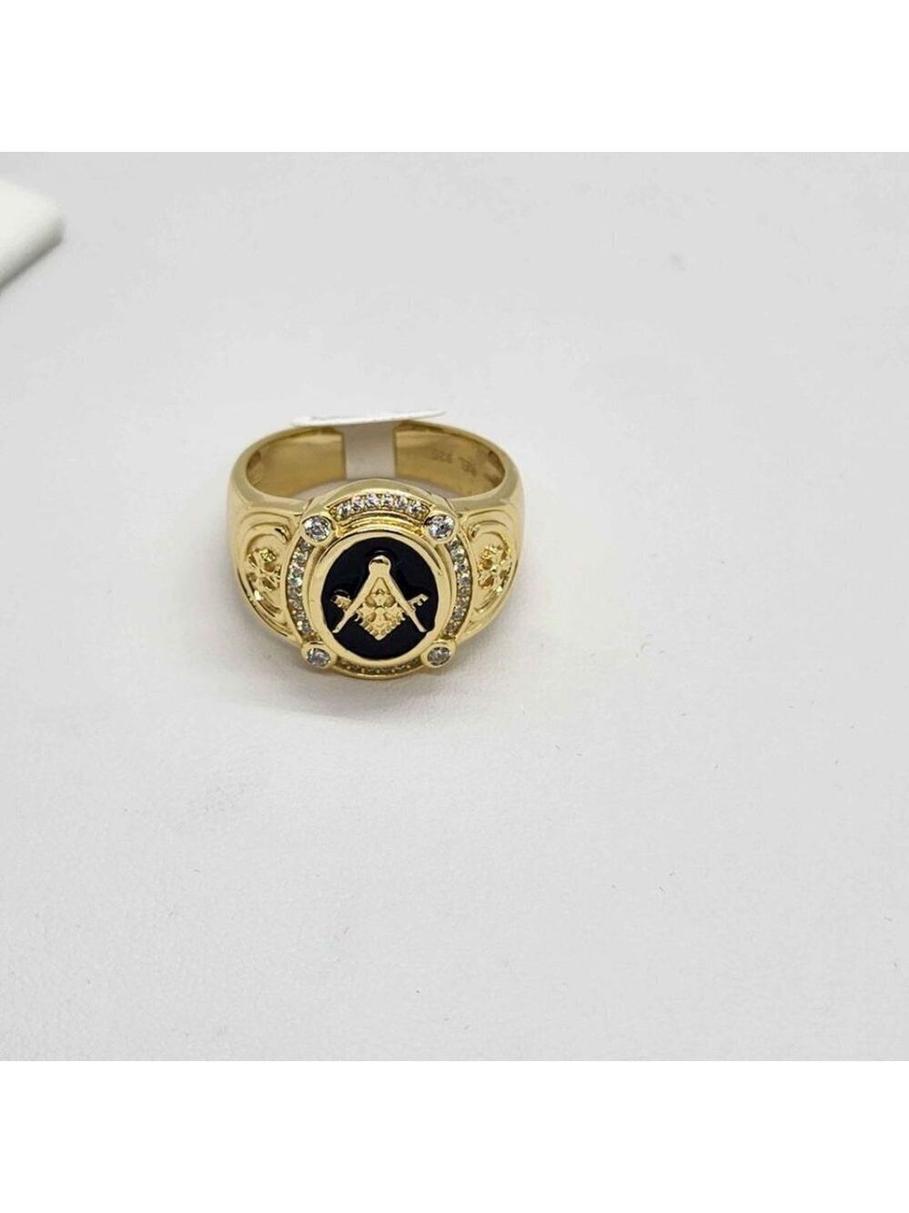 BRAND NEW Sterling Silver 925 Masonic Mason Symbol Ring - Picture 4 of 7